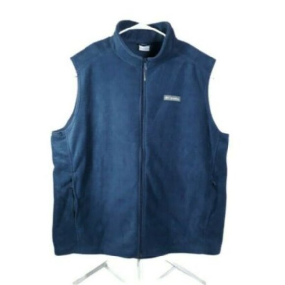 Columbia Jackets & Coats Columbia Mens Sleeveless Vest Fleece Full
